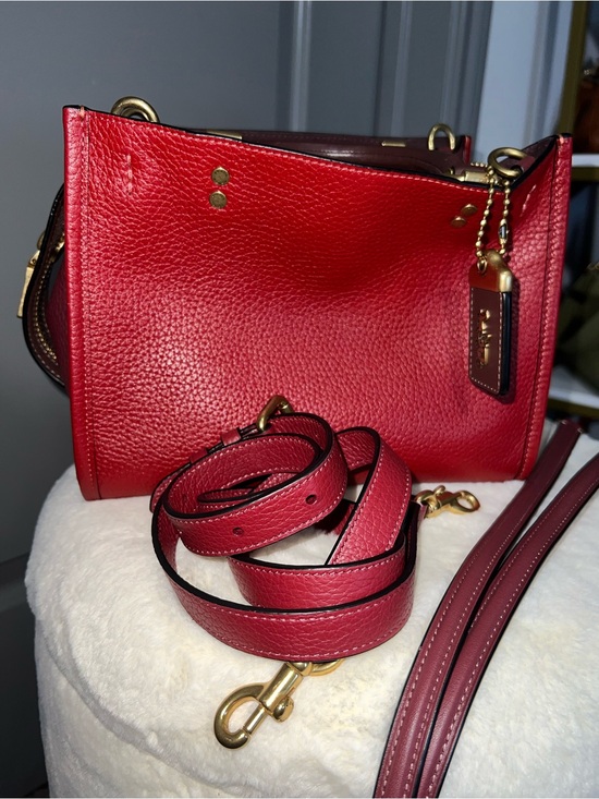 Coach Handbags - Coach Rogue 25 Red